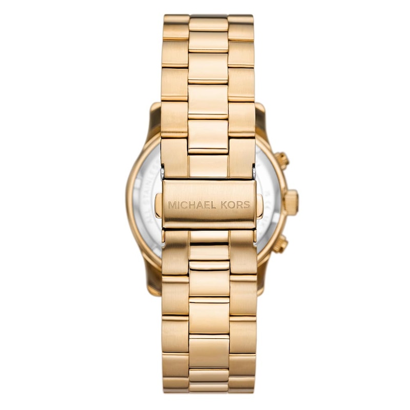 Michael Kors Runway Ladies' Gold Tone Bracelet Watch