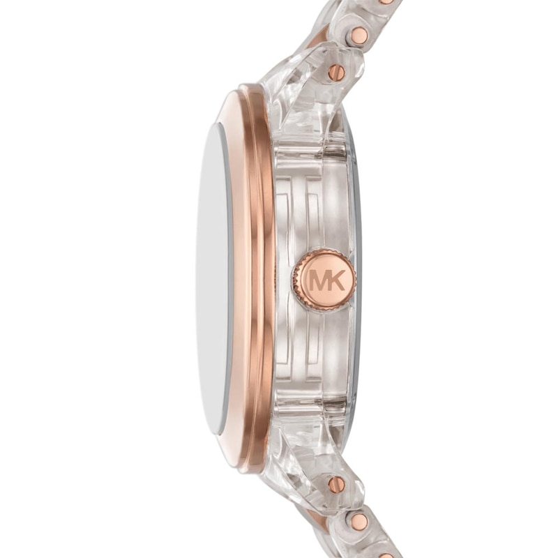 Michael Kors Runway Ladies' Two Tone Bracelet Watch