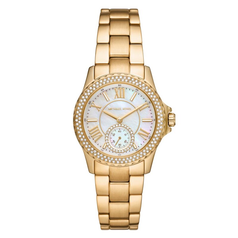 Michael Kors Everest Ladies' Gold Tone Bracelet Watch H.Samuel