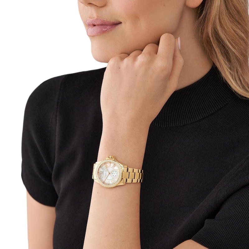 Michael Kors Everest Ladies' Gold Tone Bracelet Watch