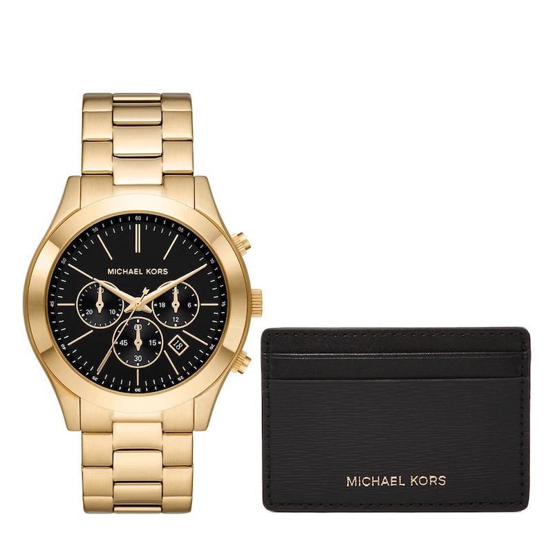 Main Image 1 of Michael Kors Men's Runway Watch & Cardholder Gift Set