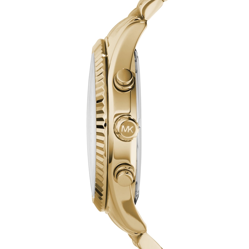 Main Image 3 of Michael Kors Lexington Men's Gold Tone Bracelet Watch