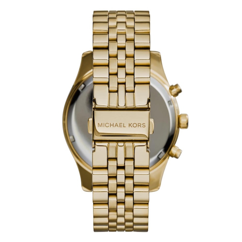 Michael Kors Lexington Men's Gold Tone Bracelet Watch