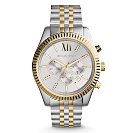 Michael Kors Lexington Men's Two Tone Bracelet Watch