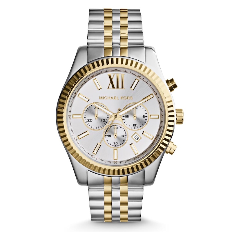 Main Image 1 of Michael Kors Lexington Men's Two Tone Bracelet Watch