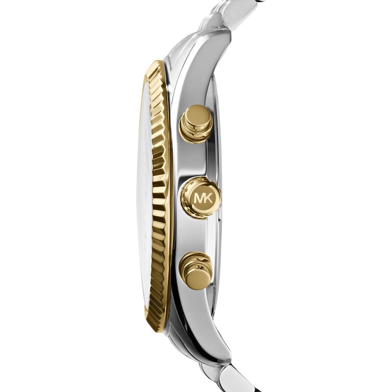 Michael Kors Lexington Men's Two Tone Bracelet Watch