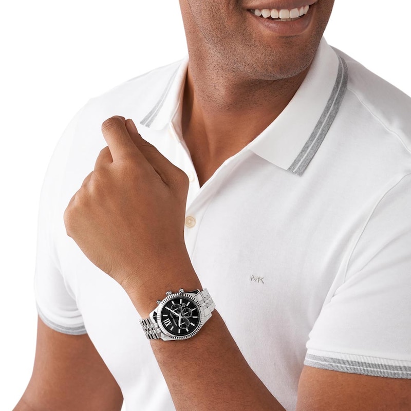 Michael Kors Lexington Men's Stainless Steel Bracelet Watch