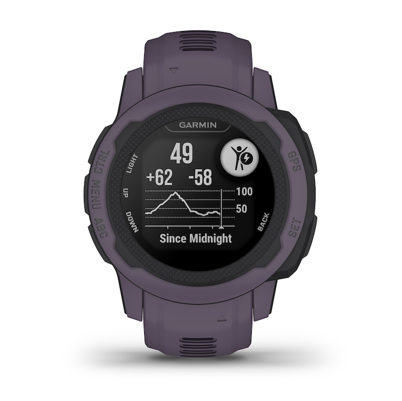 Main Image 6 of Garmin Instinct 2S Deep Orchid Purple Strap Smartwatch