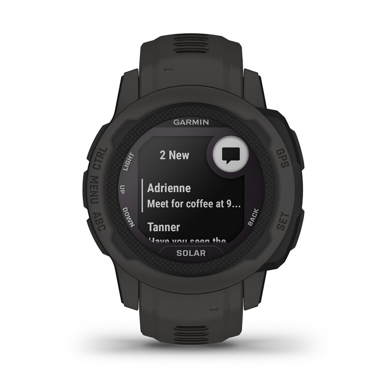 Main Image 2 of Garmin Instinct 2S Solar Graphite Black Smartwatch