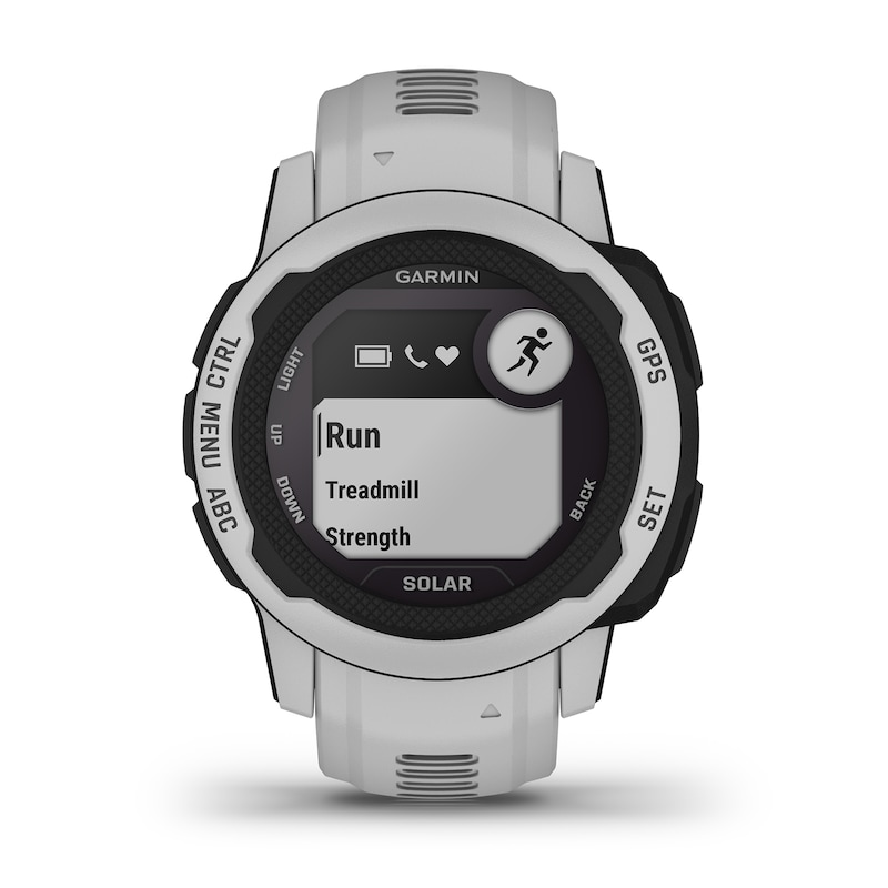 Main Image 5 of Garmin Instinct 2 Solar Edition Mist Grey Strap Smartwatch