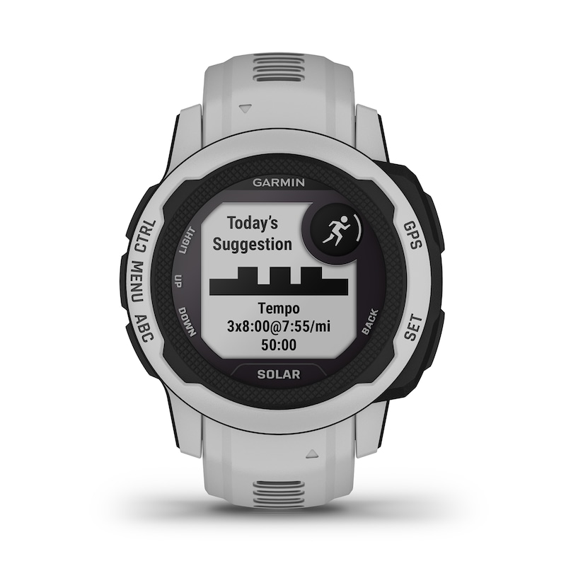 Main Image 6 of Garmin Instinct 2 Solar Edition Mist Grey Strap Smartwatch