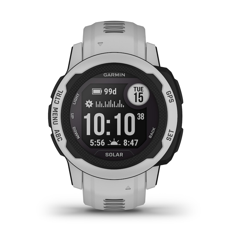 Main Image 7 of Garmin Instinct 2 Solar Edition Mist Grey Strap Smartwatch