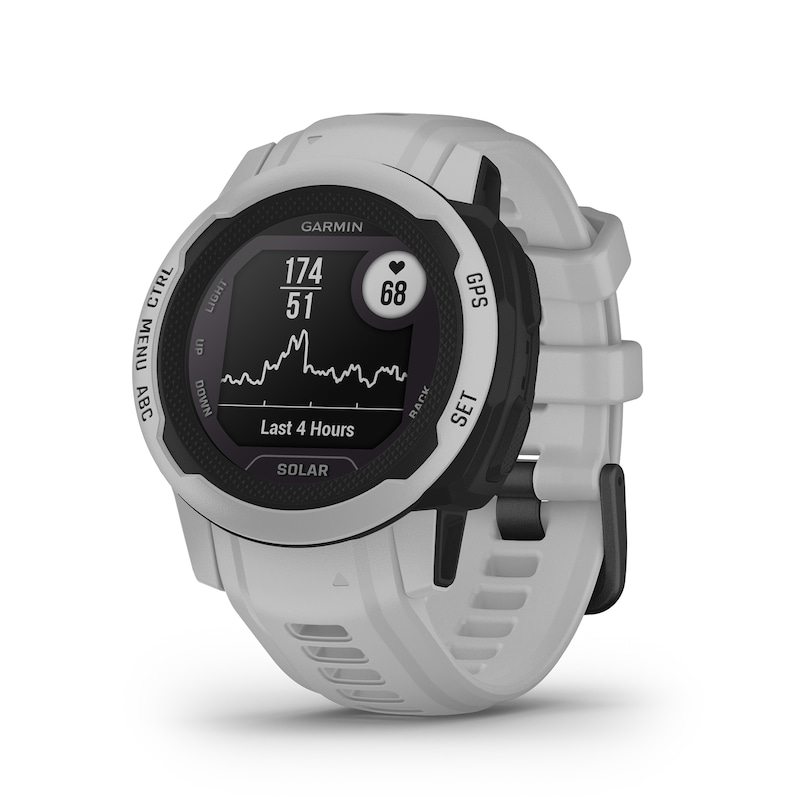 Main Image 9 of Garmin Instinct 2 Solar Edition Mist Grey Strap Smartwatch