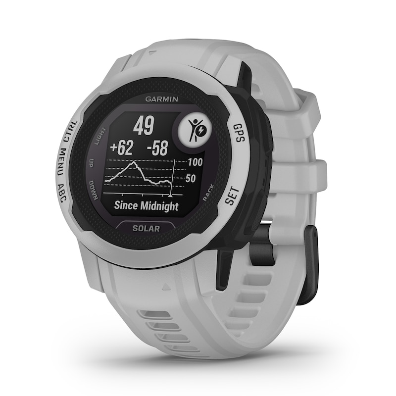 Main Image 10 of Garmin Instinct 2 Solar Edition Mist Grey Strap Smartwatch