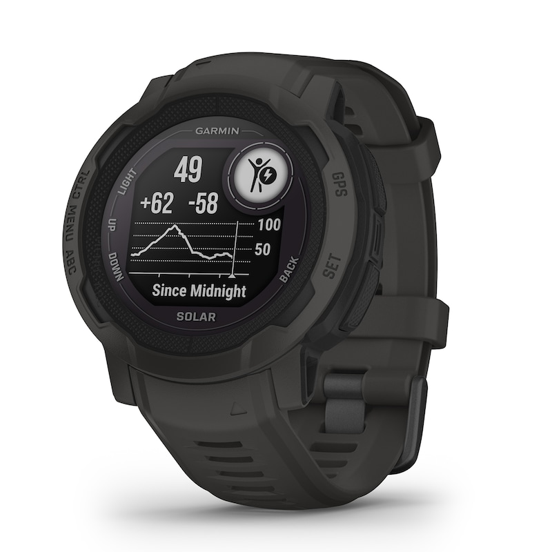 Main Image 9 of Garmin Instinct 2 Solar Graphite Black Smartwatch