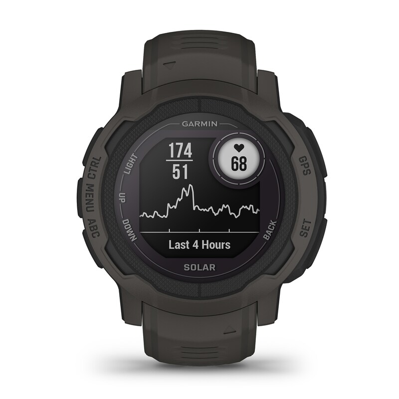 Main Image 10 of Garmin Instinct 2 Solar Graphite Black Smartwatch