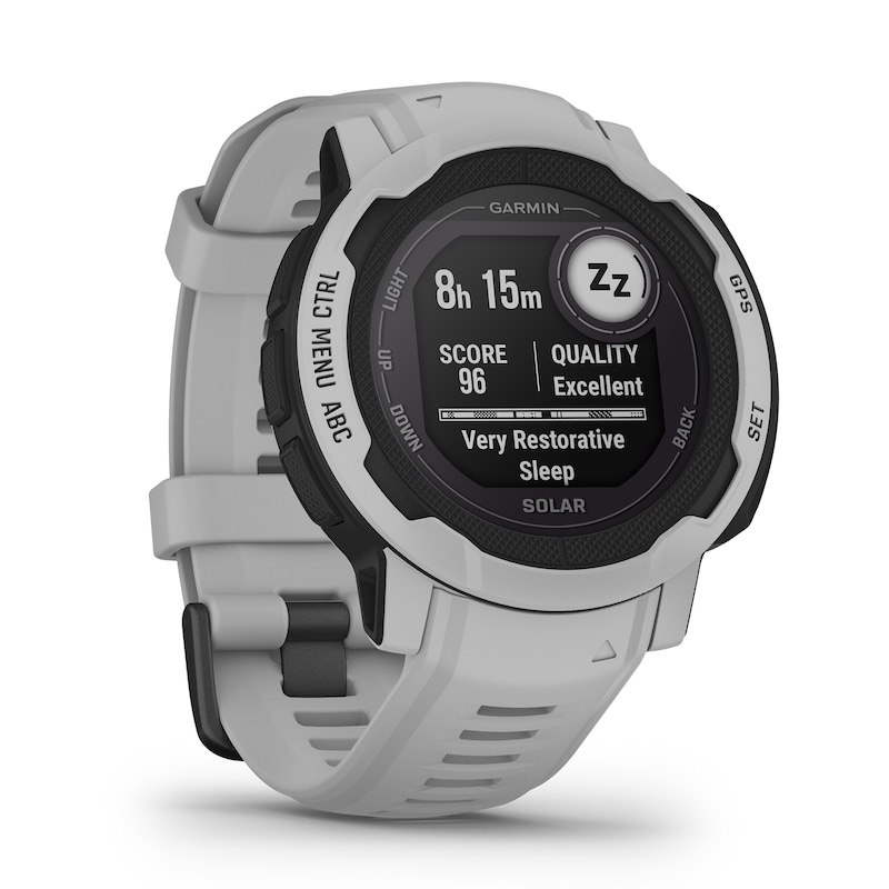 Main Image 9 of Garmin Instinct 2 Solar Edition Mist Grey Strap Smartwatch