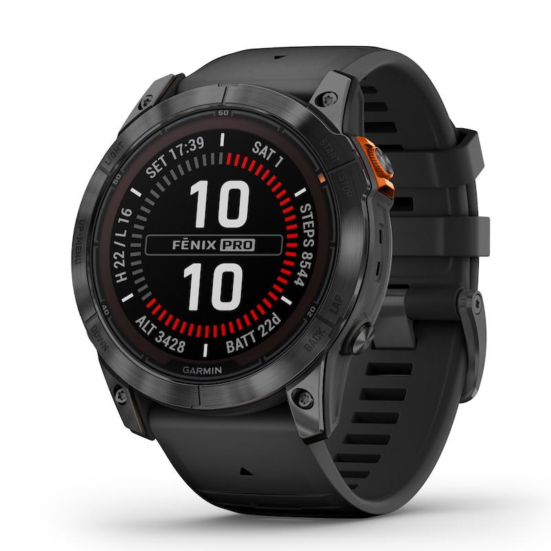Main Image 5 of Garmin Fenix 7 Pro Solar 47mm Black Strap Smartwatch