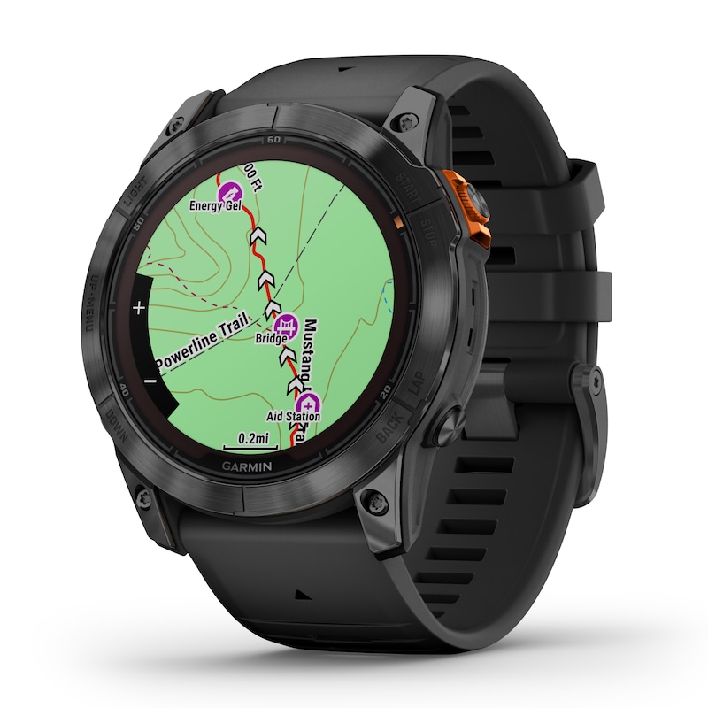 Main Image 6 of Garmin Fenix 7 Pro Solar 47mm Black Strap Smartwatch