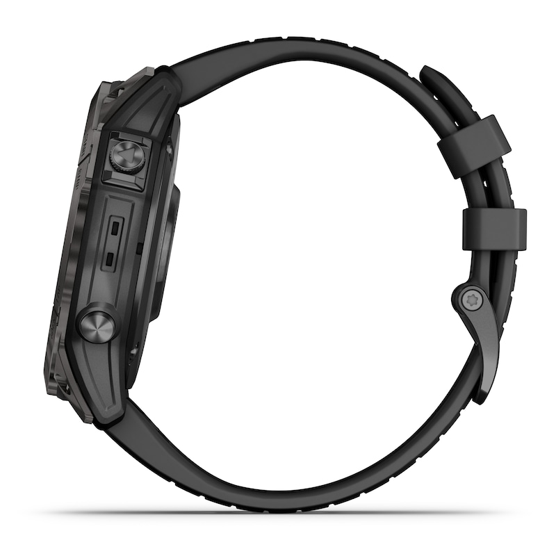 Main Image 7 of Garmin Fenix 7X Pro Solar 51mm Black Silicone Strap Smartwatch
