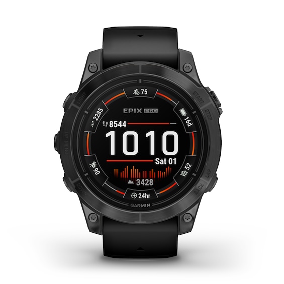 Garmin Epix Pro (Gen 2) Mens 47mm Black Strap Smartwatch
