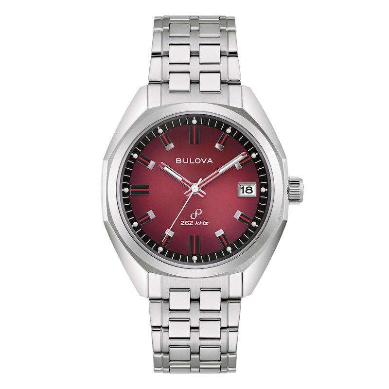 Main Image 1 of Bulova Jet Star High Precision Men's Red Dial Bracelet Watch