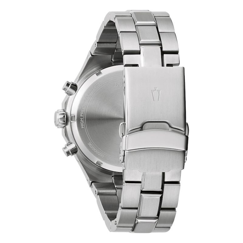 Bulova Classic Chronograph Men's Black Dial Bracelet Watch