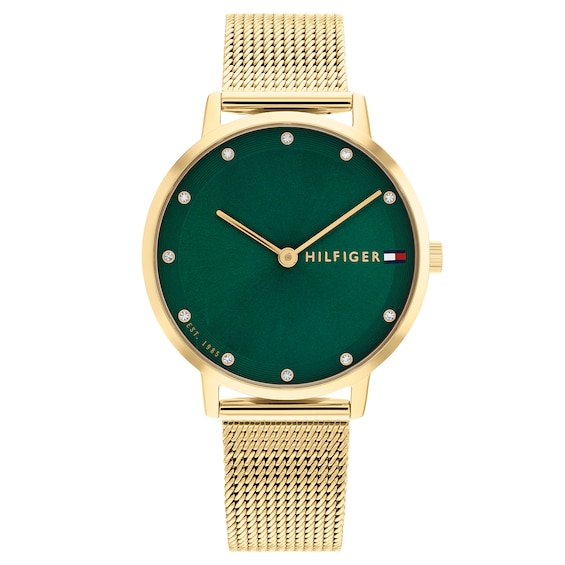 Tommy Hilfiger Women's Gold Tone IP Bracelet Watch