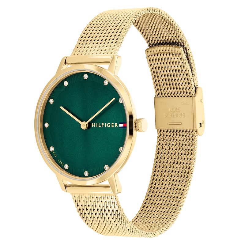 Tommy Hilfiger Ladies' Gold Tone IP Bracelet Watch | H.Samuel