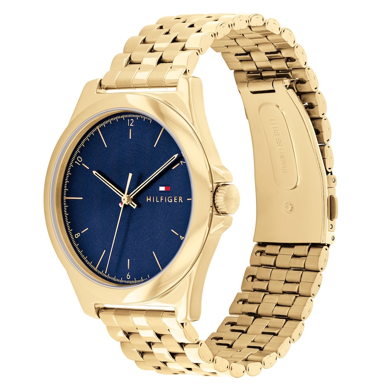 Tommy Hilfiger Men's Gold Tone IP Bracelet Watch