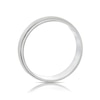 Thumbnail Image 2 of Silver Matt & Polished Finish 6mm Court Ring