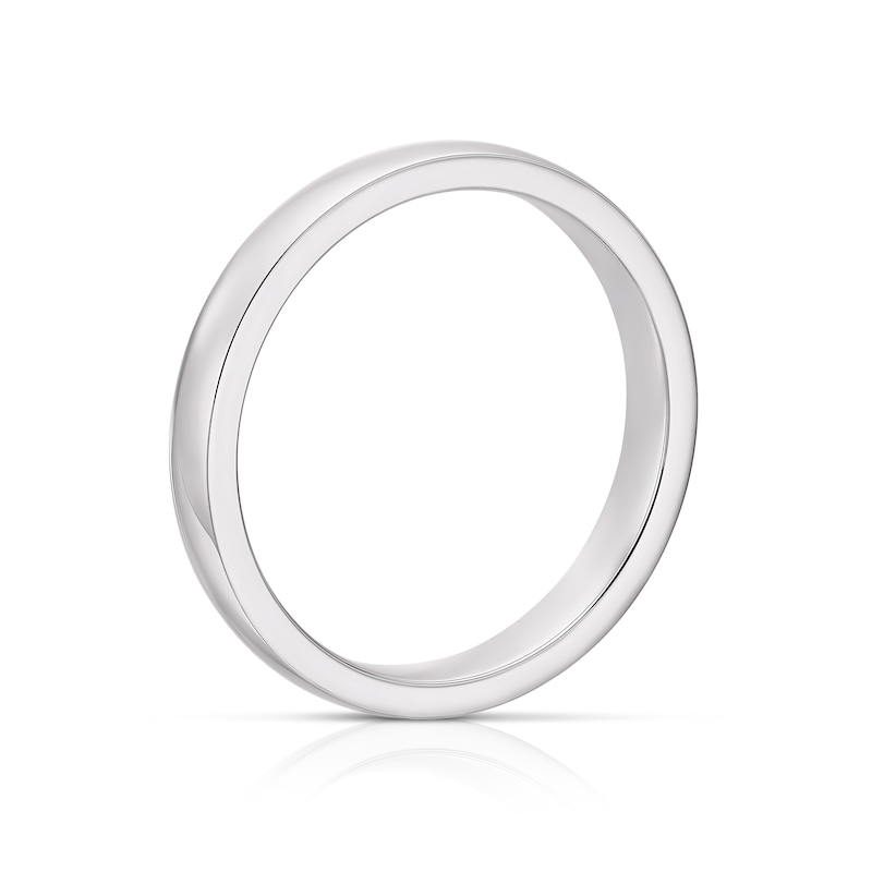 Main Image 3 of Sterling Silver 3mm Super Heavy Court Ring