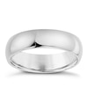 Silver 6mm Super Heavy Court Ring