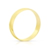 Thumbnail Image 3 of 18ct Yellow Gold 4mm Heavy D Shape Ring