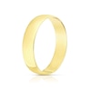 Thumbnail Image 1 of 18ct Yellow Gold 5mm Heavy D Shape Ring