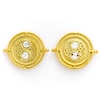 Thumbnail Image 1 of Harry Potter Gold Plated Silver Crystal Time Turner Stud Earrings