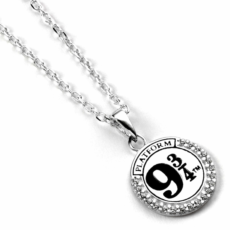Main Image 1 of Harry Potter Sterling Silver Crystal Platform 9 3/4 Pendant