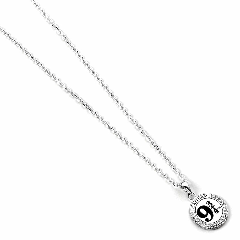 Main Image 2 of Harry Potter Sterling Silver Crystal Platform 9 3/4 Pendant