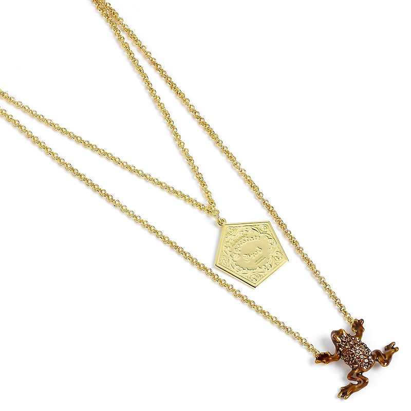Main Image 2 of Harry Potter Gold Plated Sterling Silver Chocolate Frog Pendant