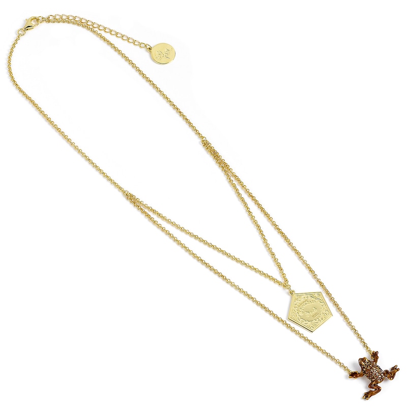Main Image 3 of Harry Potter Gold Plated Sterling Silver Chocolate Frog Pendant