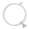 Thumbnail Image 1 of Harry Potter Sterling Silver Crystal Deathly Hallows Bead Bracelet