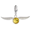 Thumbnail Image 1 of Harry Potter Sterling Silver Crystal Golden Snitch Slider Charm