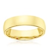 Thumbnail Image 0 of 9ct Yellow Gold 5mm Heavy D Shape Ring
