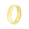 Thumbnail Image 1 of 9ct Yellow Gold 5mm Heavy D Shape Ring