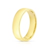 Thumbnail Image 2 of 9ct Yellow Gold 5mm Heavy D Shape Ring