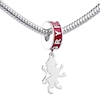 Thumbnail Image 1 of Harry Potter Sterling Silver Red Enamel Gryffindor Slider Charm