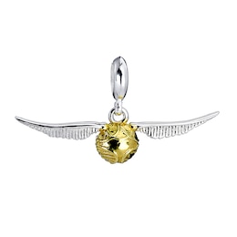 Harry Potter Sterling Silver & Gold Plated Golden Snitch Charm