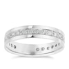 Thumbnail Image 1 of 9ct White Gold 0.50ct Diamond Channel Set Eternity Ring