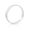 Thumbnail Image 3 of 9ct White Gold 4mm Heavy D Shape Ring