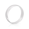 Thumbnail Image 3 of 9ct White Gold 5mm Heavy D Shape Ring
